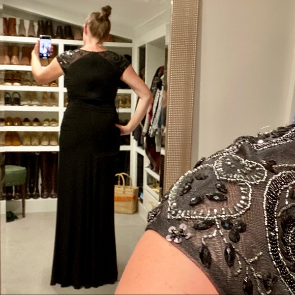 NWT JS Boutique Beaded Evening Gown - Picture 17 of 17